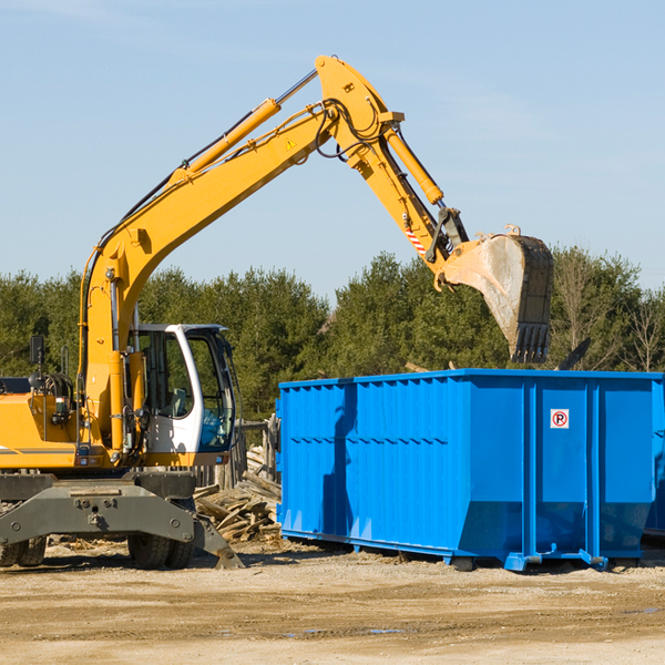 can i choose the location where the residential dumpster will be placed in Finleyville